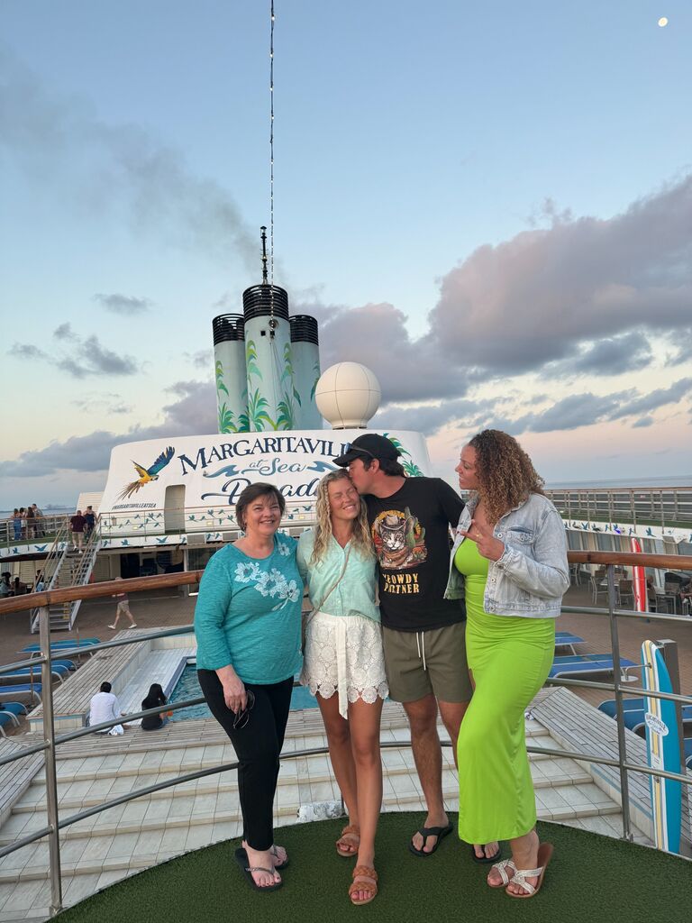 Brought Brandon on a surprise birthday cruise with my family & his! He says this is where he decided he wanted to get married and put the plan in motion!