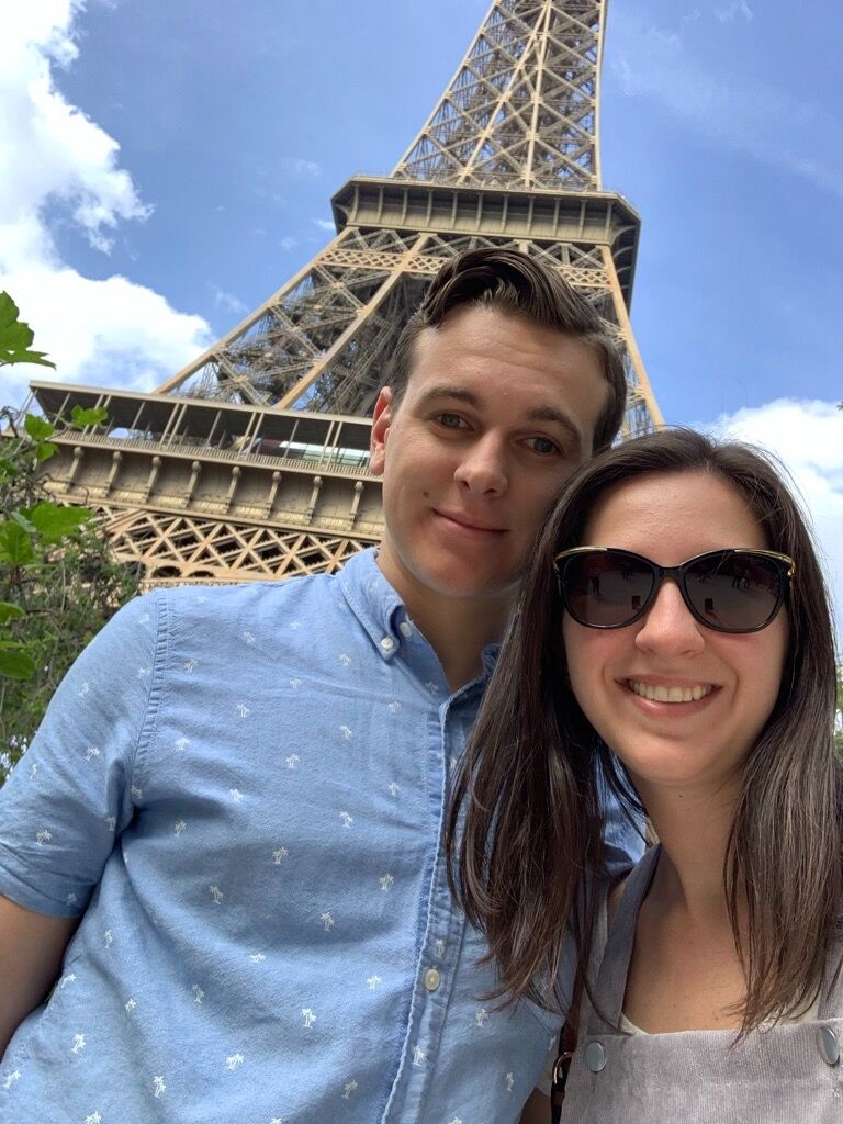 We go on our first trip to Europe. We've been to 12 different countries together!