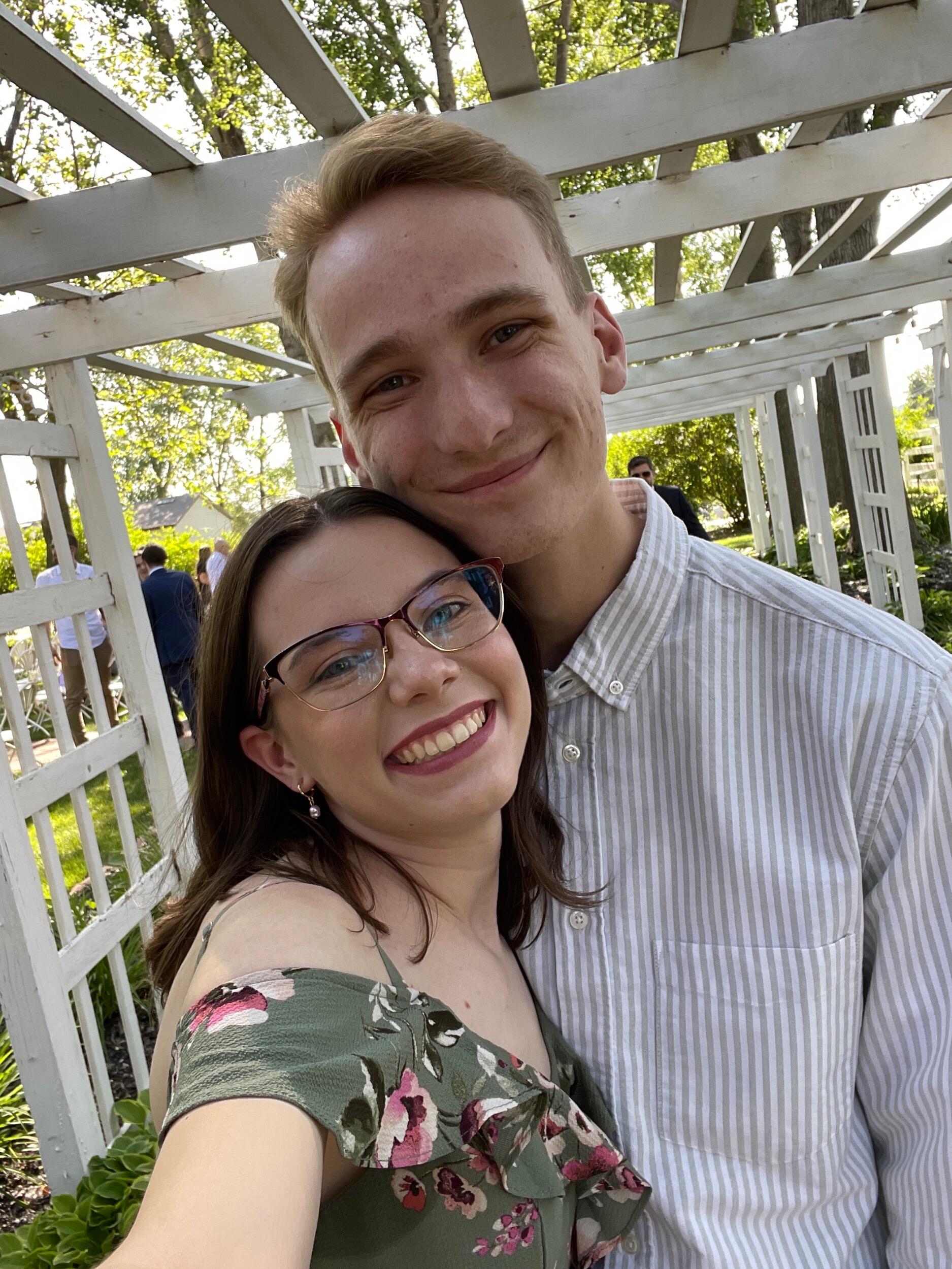 Summer breaks were always highlights for us, where we got to see each other often. This is a picture of us attending our first wedding together! Shout out Jonahs and Grace! :)