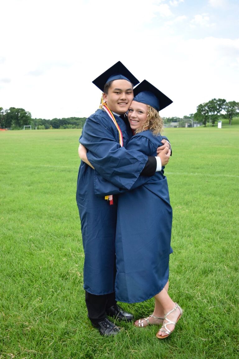 Kai and Anna graduate from Rosemount High School