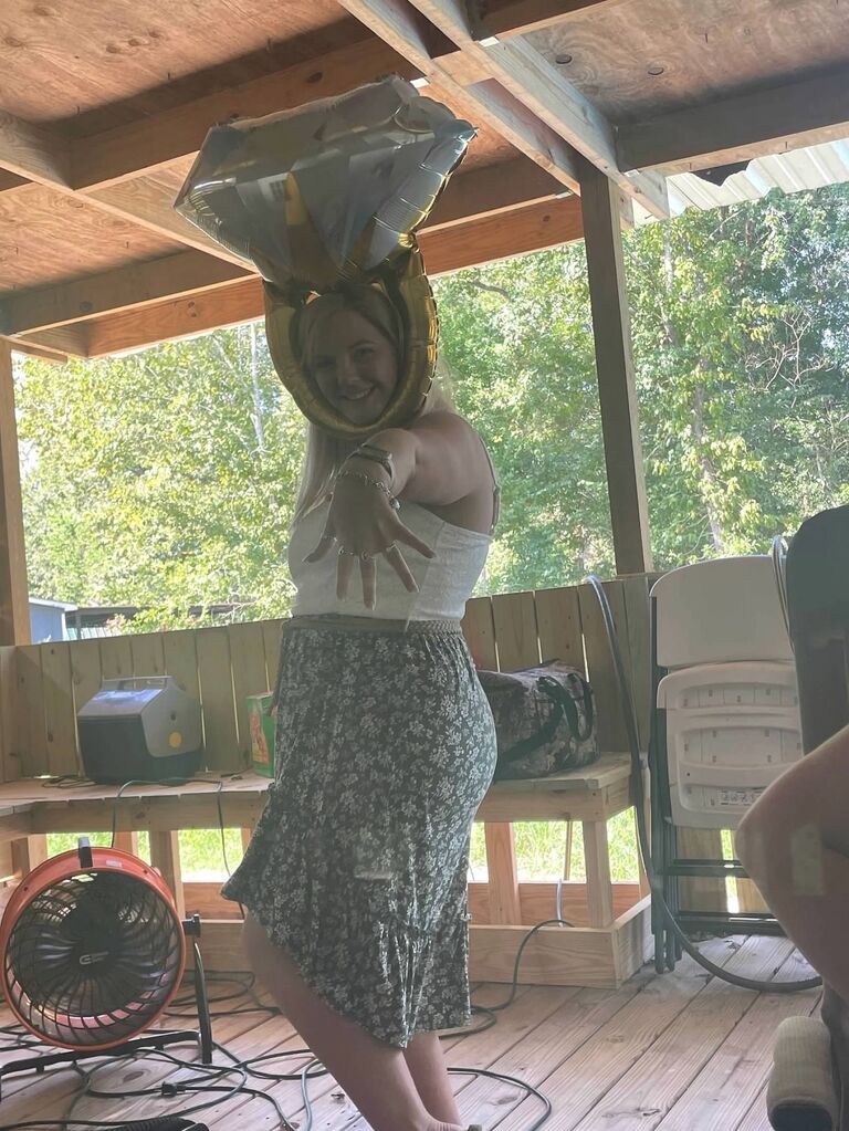 We had a small surprise engagement party put together by our friends Cortney & Austin. 
