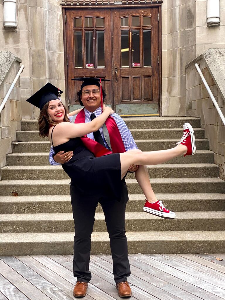 Through a global pandemic and Zoom University we both managed to graduate with our degrees and be accepted to medical school. 

Nicholas is at University of Wisconsin and Olivia is at Marian University in Indianapolis.