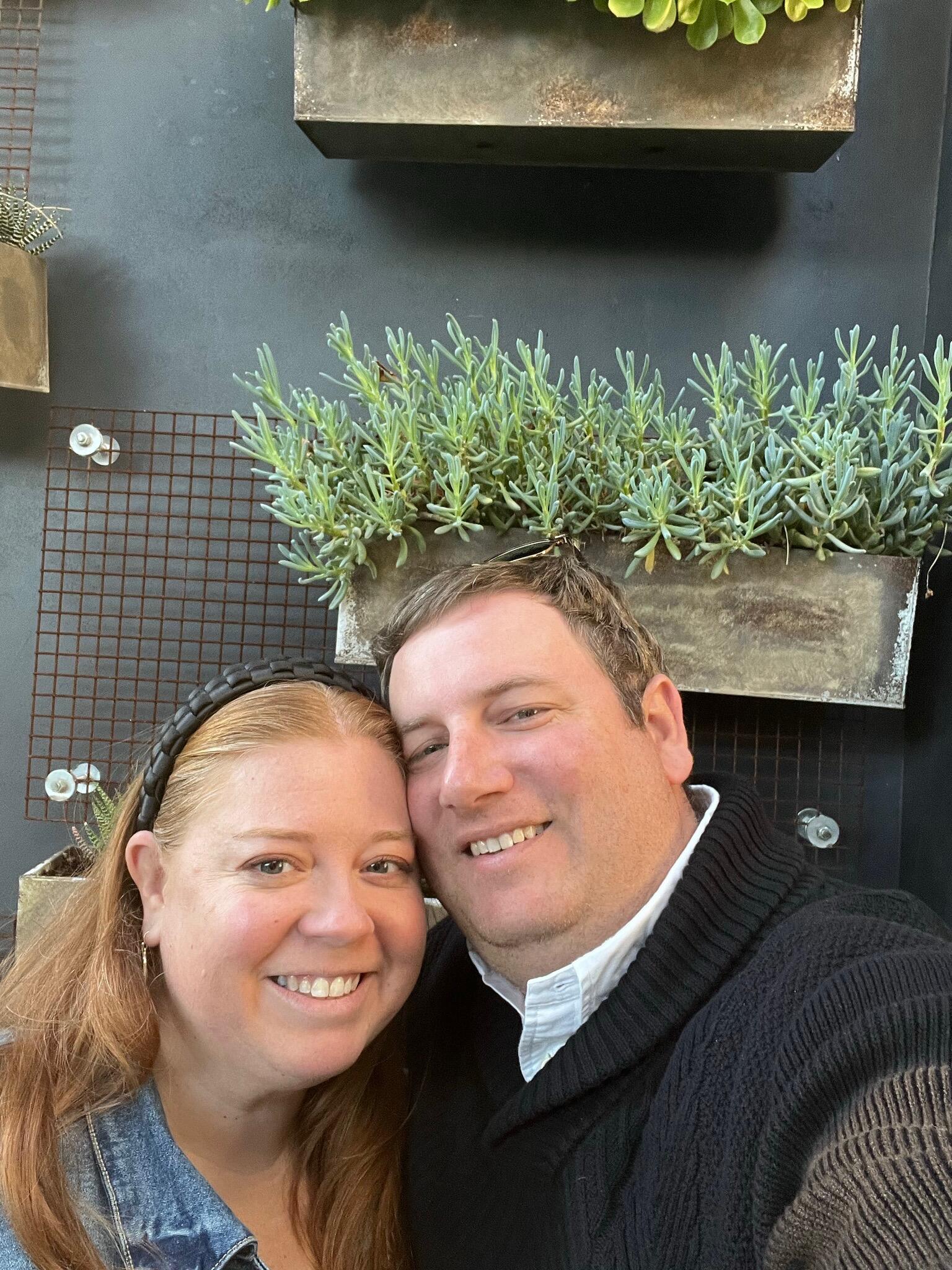 Night three at Napa, after Greg knew Kim was right for him the stress of needing to get a ring kicked in!