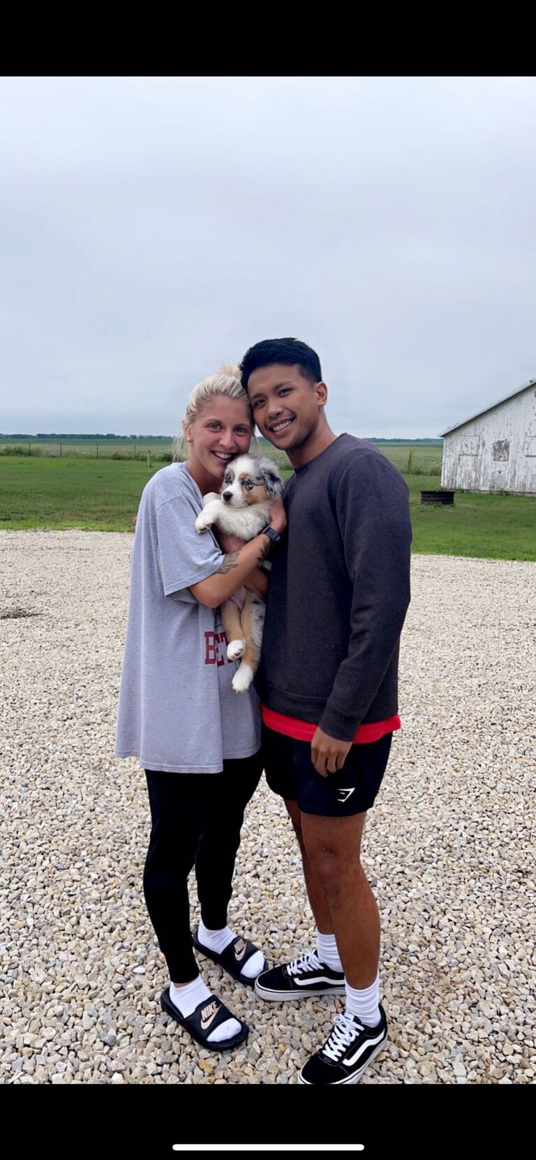 Our family grew by one fur baby - Kai was introduced to the family!