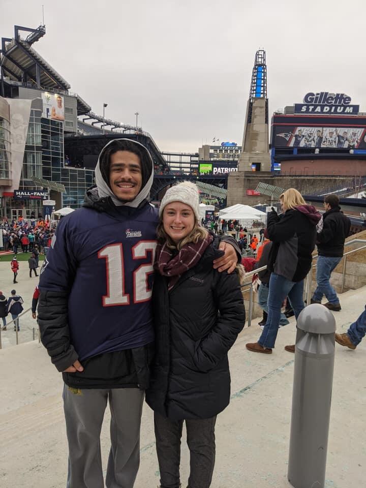 We had a family-filled weekend on the East Coast! This was Maddie's first trip to the east coast and Boston. It was also her first time meeting the extended Menard family as we celebrated Christmas out east. We also were able to see Tom Brady's last win as a Patriot!