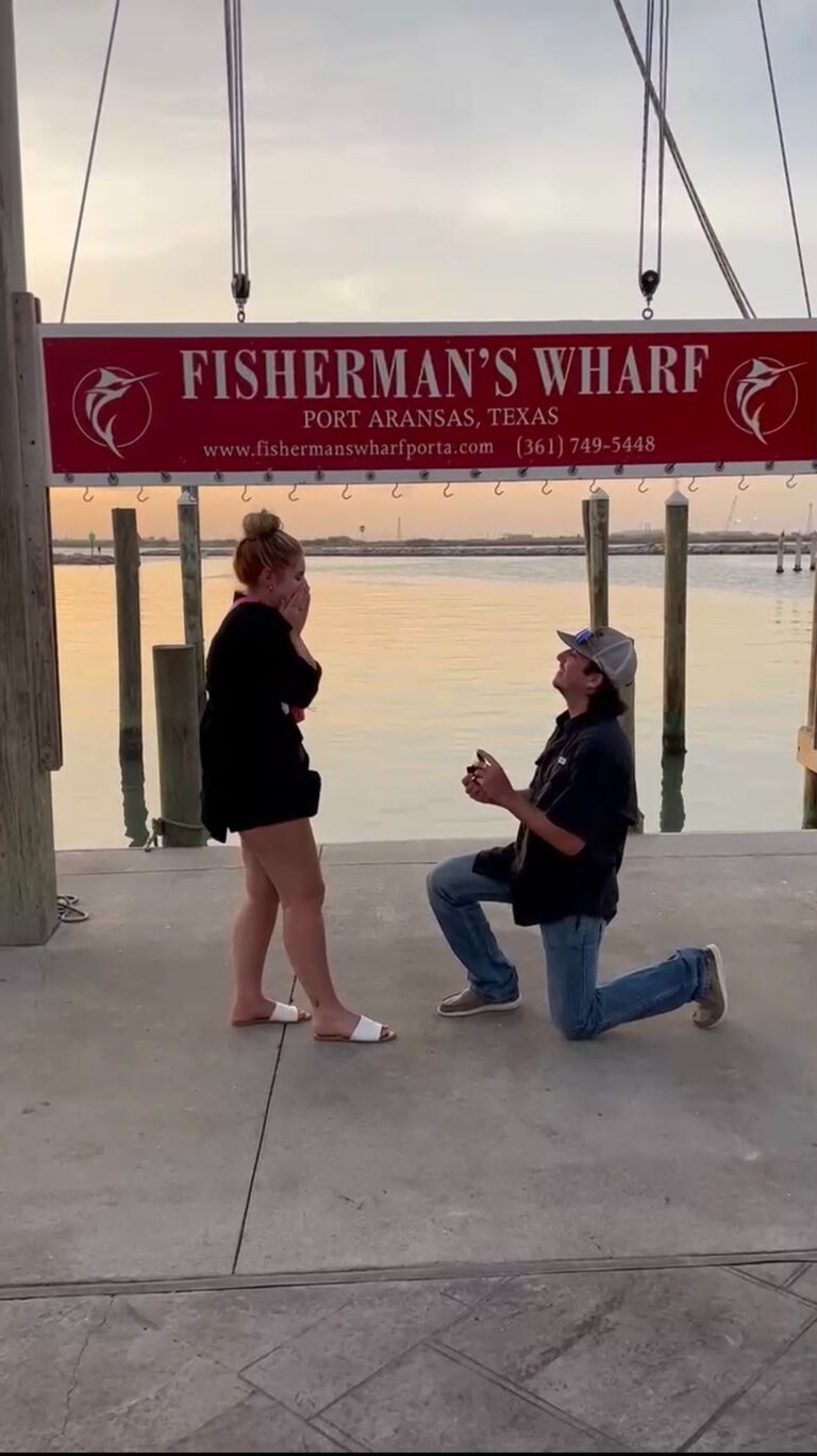 Our engagement! Also known as, one of the happiest moments in our lives! 