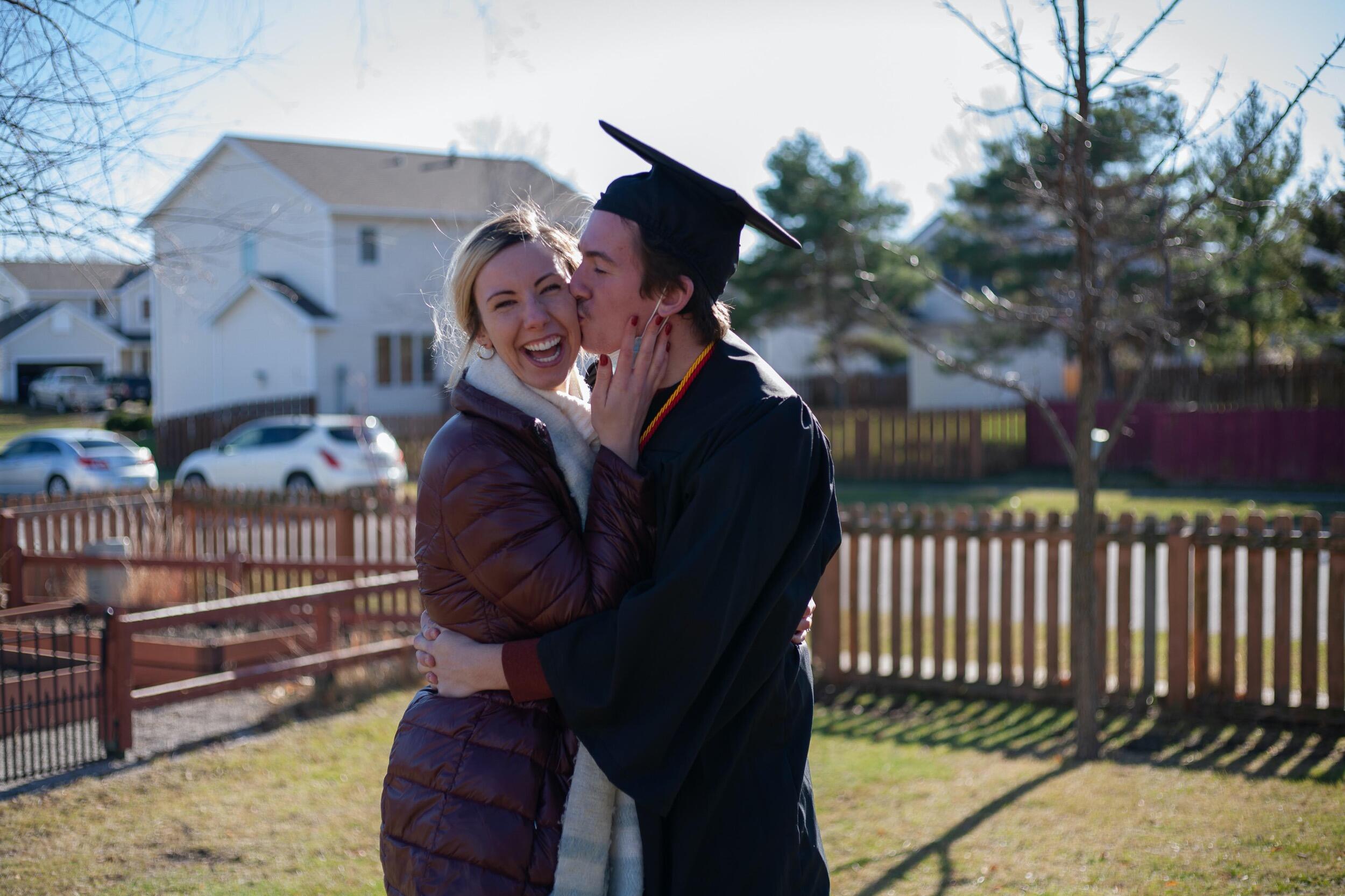 Ryszard's graduation.