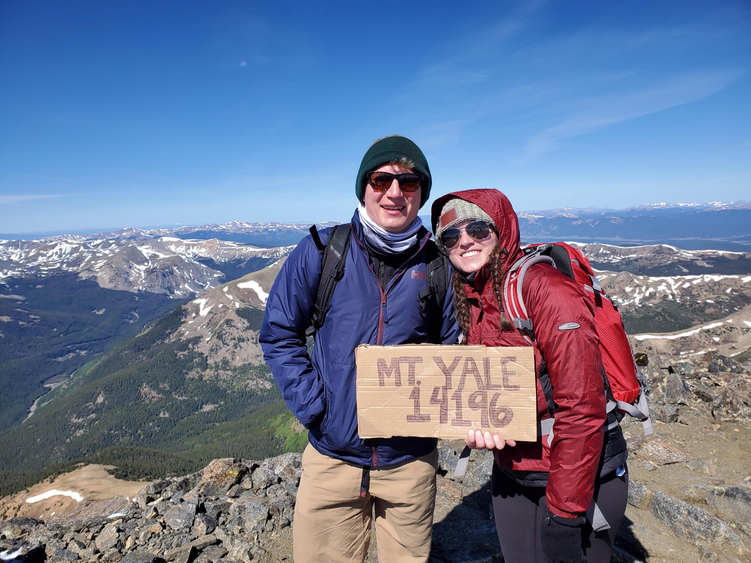 Continuing our outdoor adventures, Dani somehow convince me to climb my first 14'er. Was it cold? Yes. Was it long? Yes Was there any air? No. Was the view at the top something to never forget? Absolutely. 