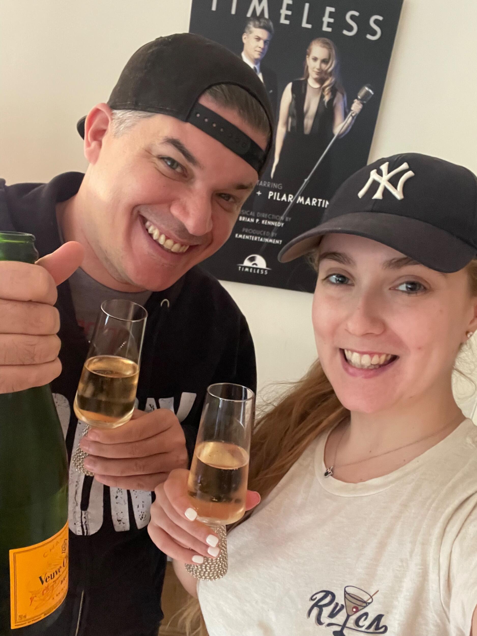 Pilar and Mike move into their first apartment together. Thanks to Wendy, Andy, and Chris for helping them move. Cheers to 3B!