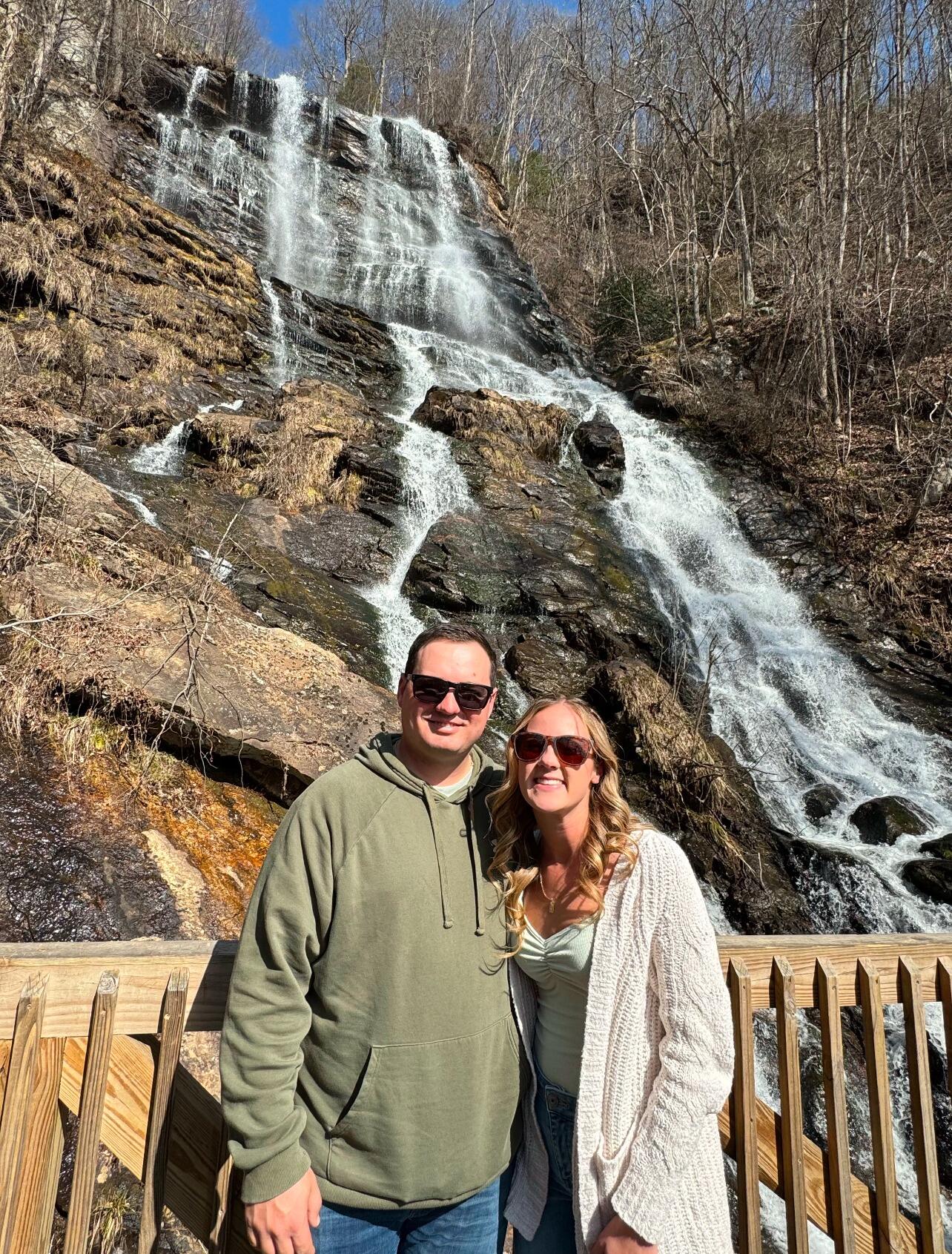 I (Abby) went to visit Tanner in Georgia where he was working. We visited Amicalola Falls State Park.
