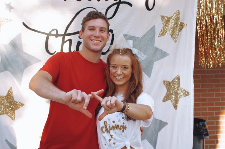 Jordan quickly introduced Gray to the sorority life, go Chi O!