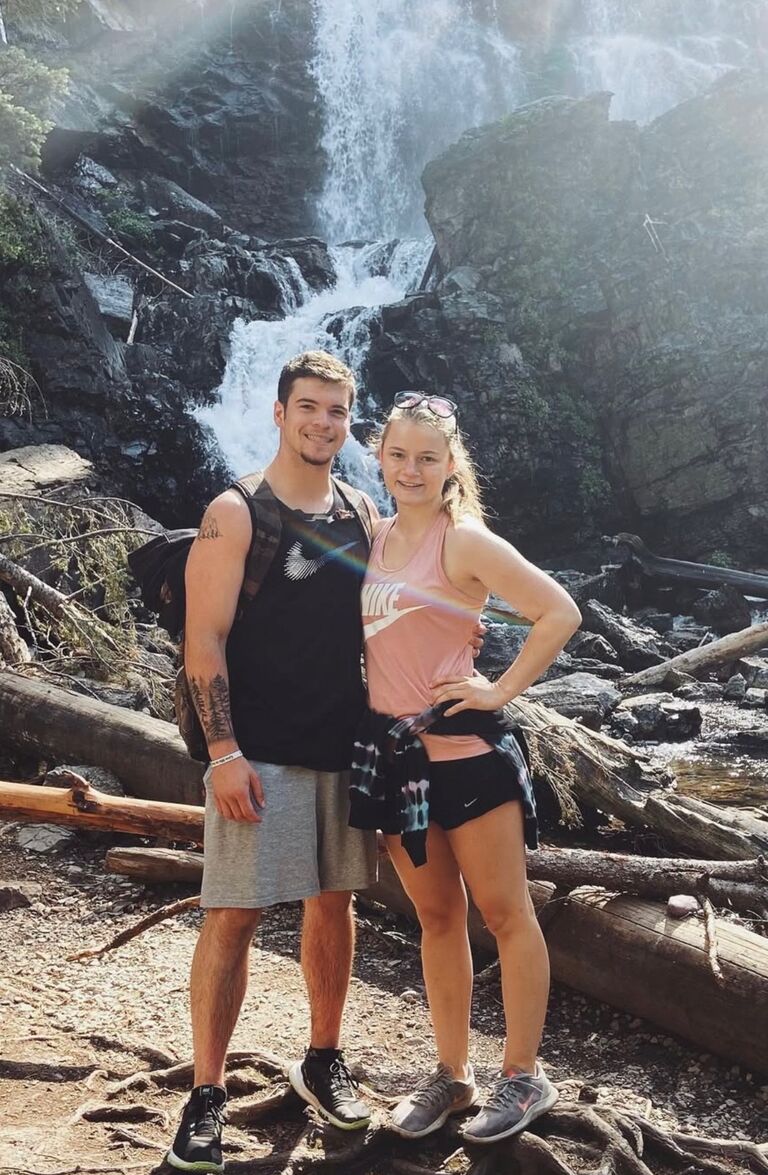 Aaron's first road trip with my family to Montana for the family reunion! Aaron fit right in! I remember Aunt Shelley said, "I'd be kind of sad if Kelcie doesn't end up keeping him around!" Hahahaha