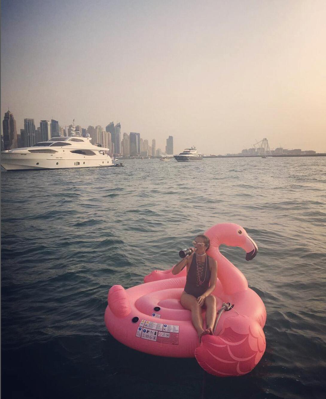 Meanwhile, a young, carefree Kai celebrating in Dubai with all her girlfriends, little did she know that night she would meet her future husband.