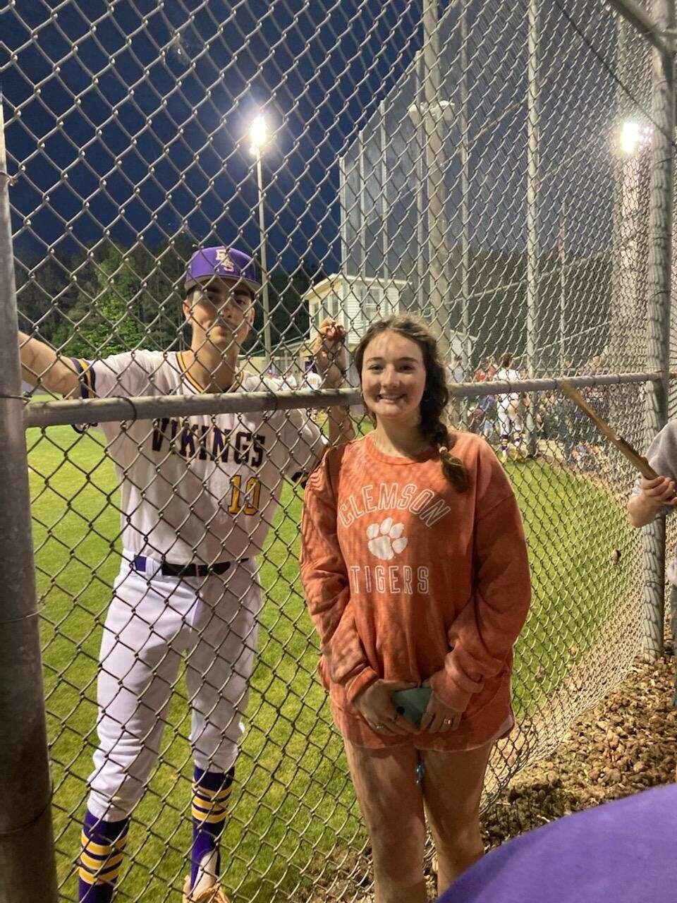 Went to Ethan's Senior night game which was also his last home game ever.