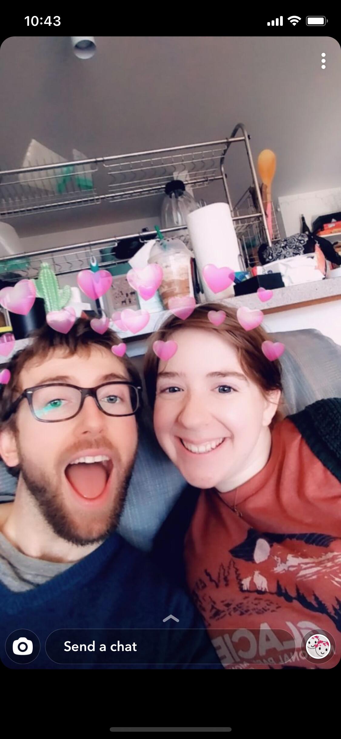 Somehow George had the patience to wait for Erica to get back to Milwaukee, probably all the video dates helped. Back together and able to go on dates all over Milwaukee. 