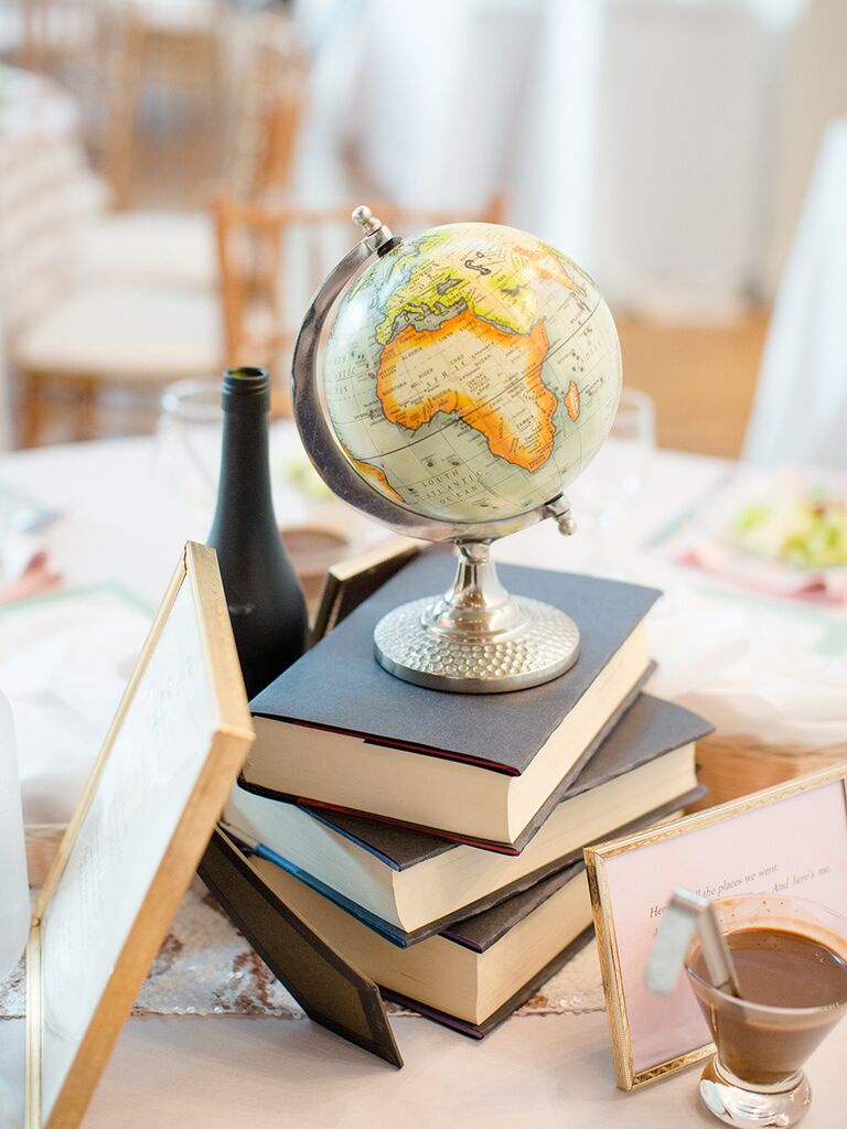 travel themed centerpieces