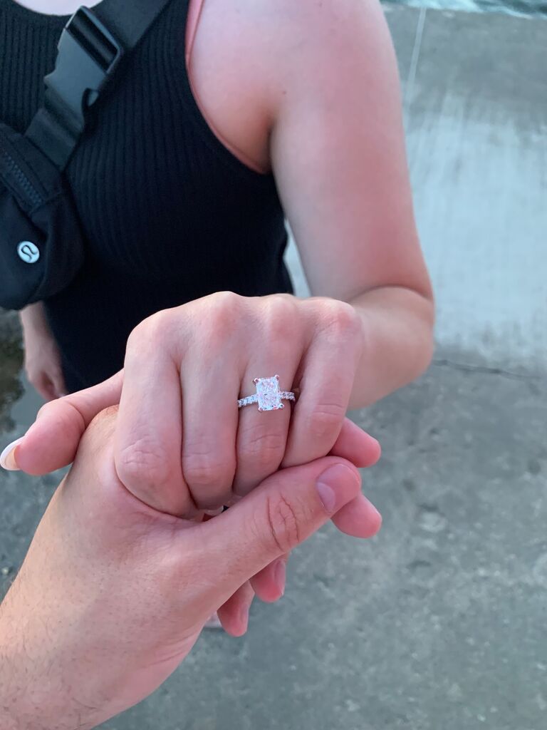 Got engaged on Grand Haven Pier