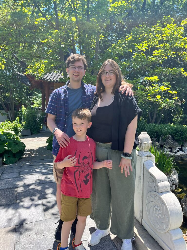 Trip to the St. Louis Botanical Gardens for Celina's birthday!