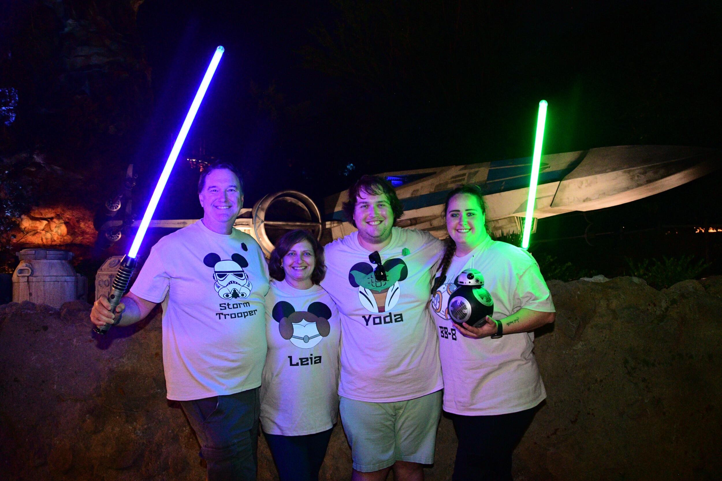 Brett & Ernie made lightsabers and Sarah made a BB8 droid! 