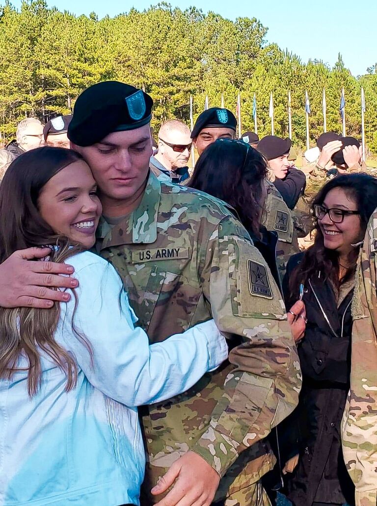 A visit to Fort Benning, GA while Cody was in Basic Training.