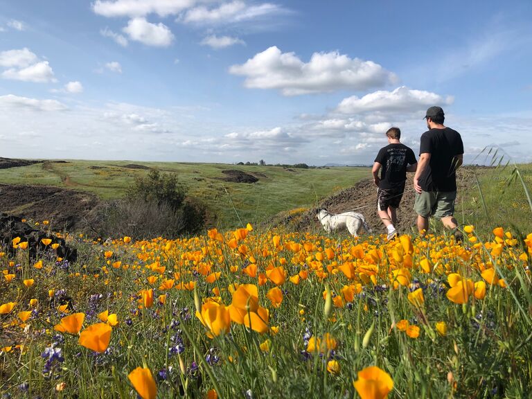 In spring 2020 they finished Zoom University and got to spend lots of extra time outside!