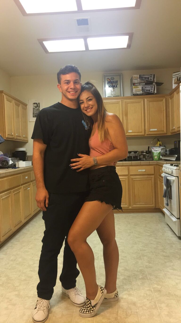 This was Shay's first year at Stanislaus State. Anthony would drive out to see her every day that he could to hang out with her, even if it was only for a few minutes!