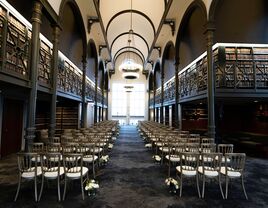 Library wedding venue in Chicago, Illinois.