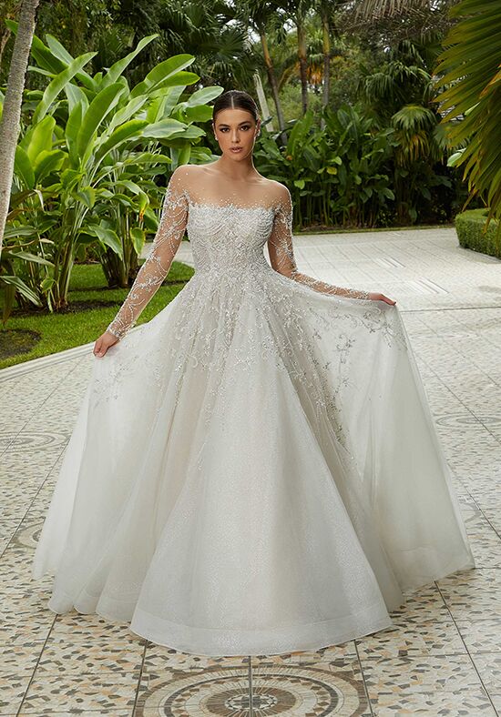 christian wedding gowns with sleeves
