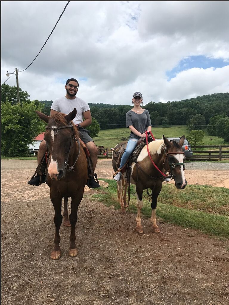 Our first vacation to Virginia.