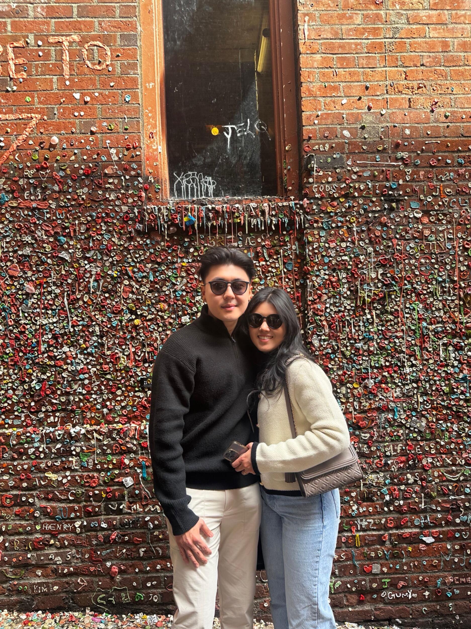 Just us and a wall full of gum - Spring 2025