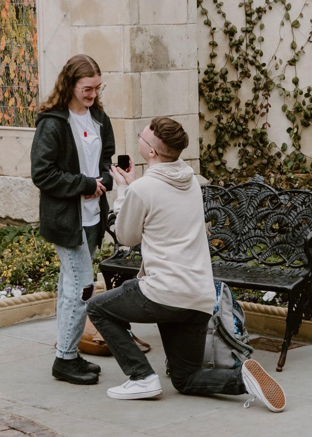 He proposed!