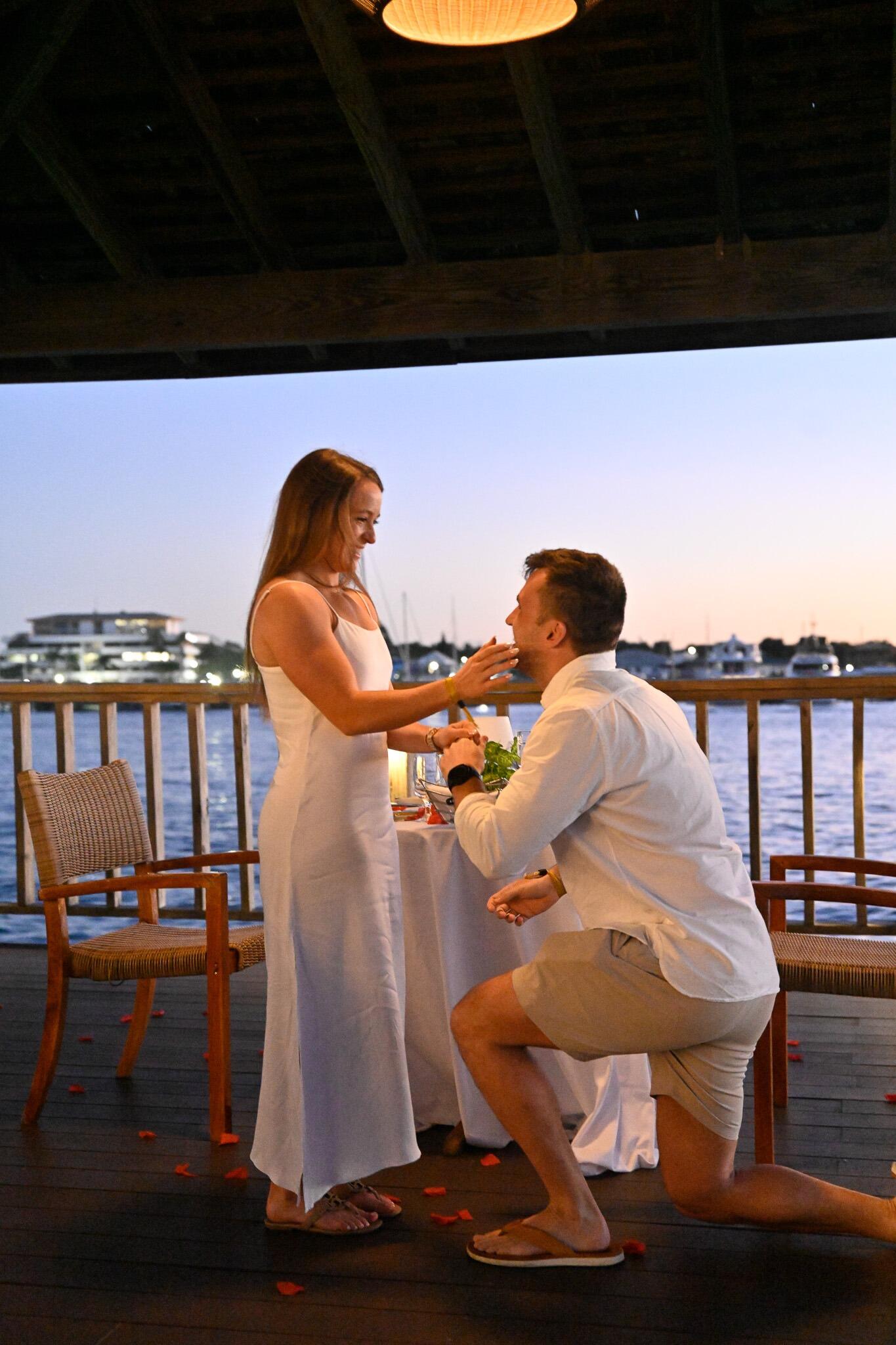Engaged in the Bahamas! Easiest decision of our lives. 