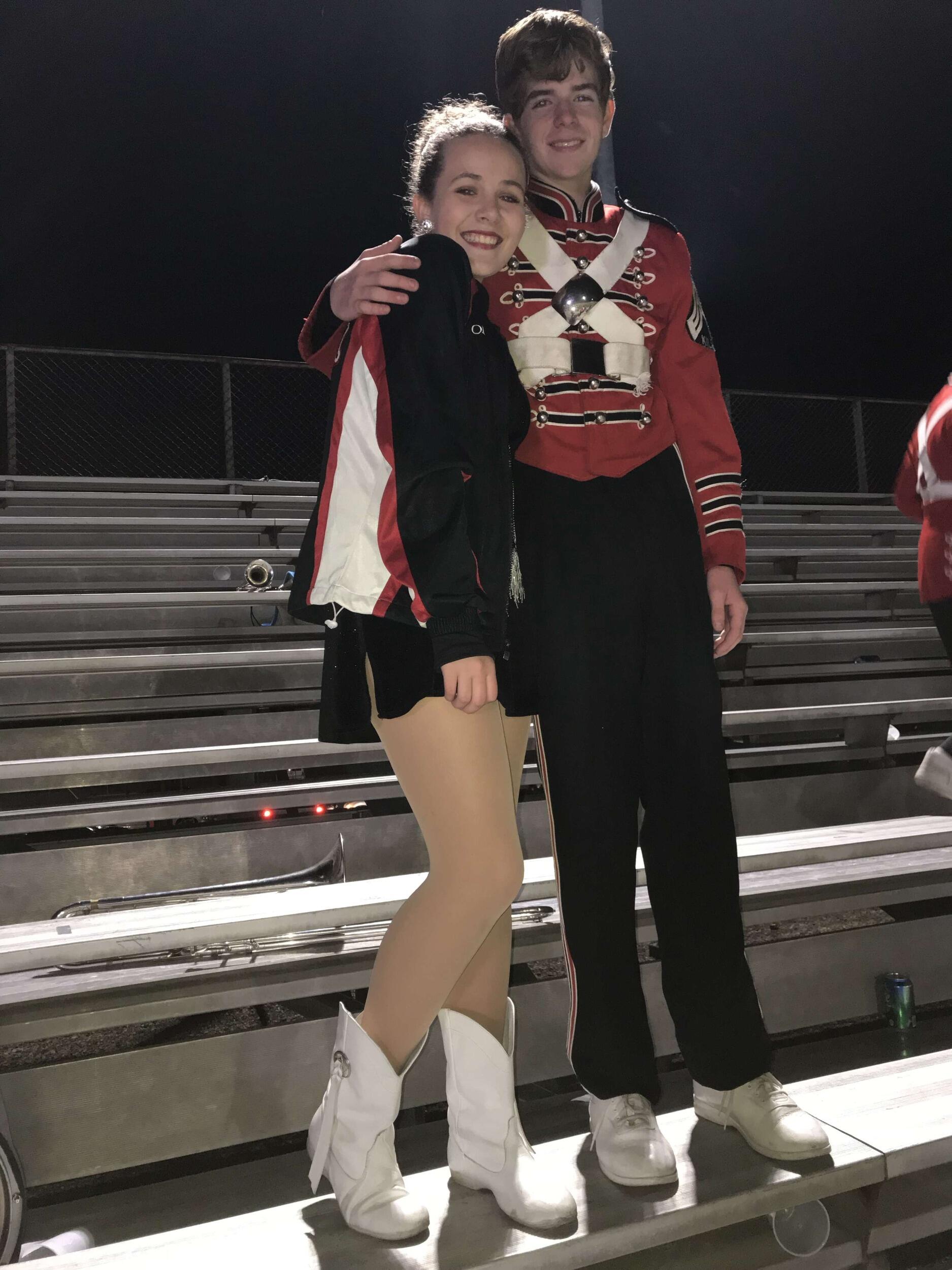 Kyle and I had just started dating so this is our first official picture at a high school football game!
