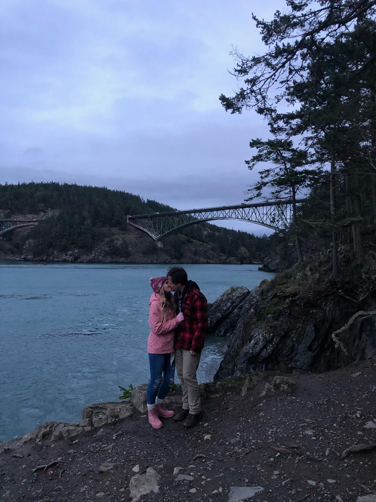 Charging into 2021 together on the West coast!! Bridges are very significant for these two as many of you know!