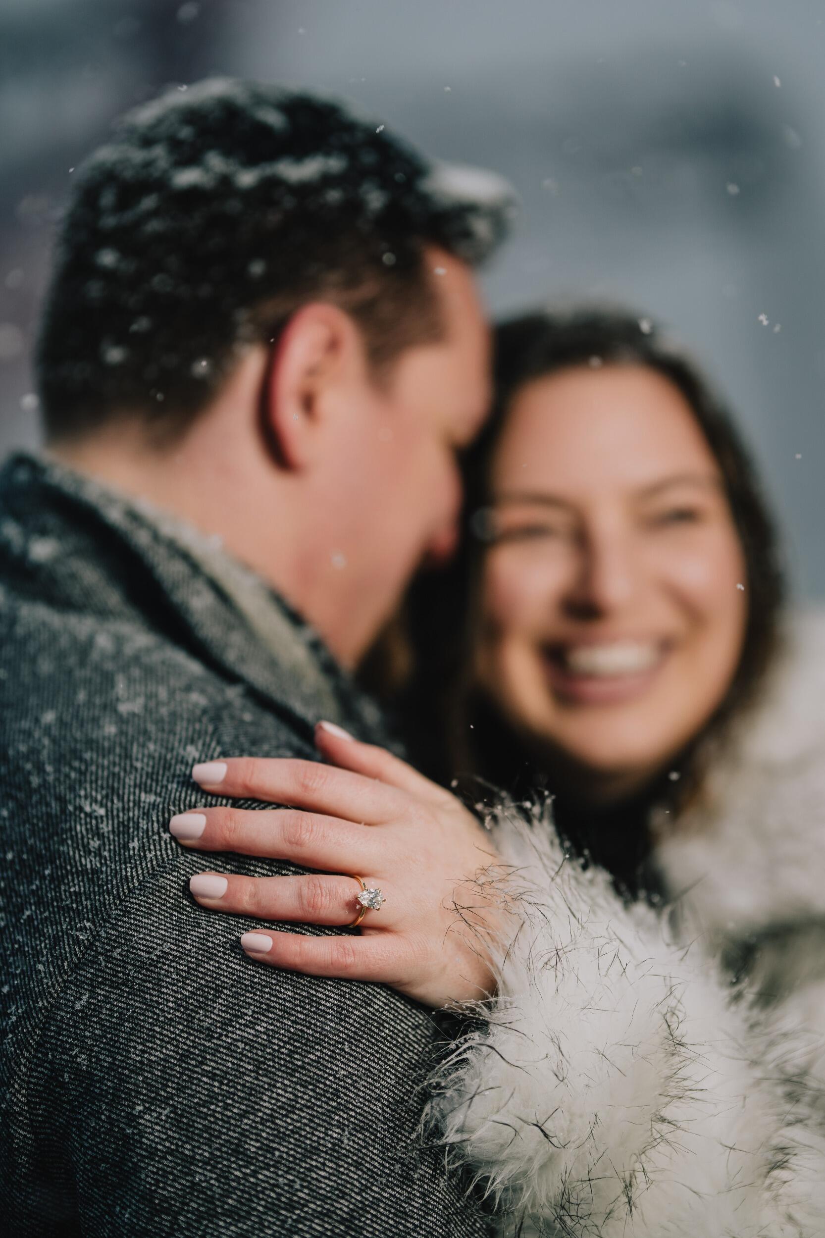 A cold engagement shoot with Jordan Roepke Photography!