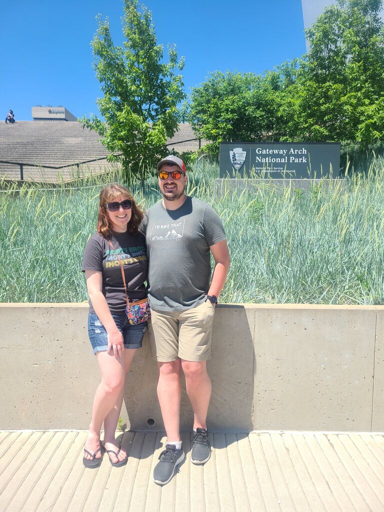 Our first National Park together- Gateway Arch National Park