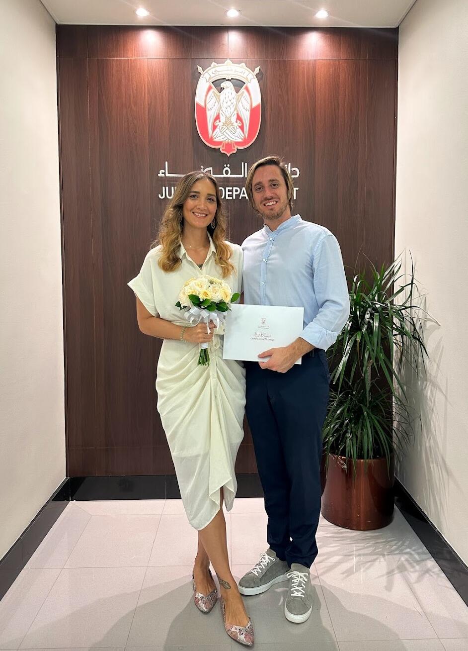 Ready to seal the deal! On April 6, 2023 - Kai's birthday they made it official and got married in Abu Dhabi! (Yes, we're already married if you didn't know lol)