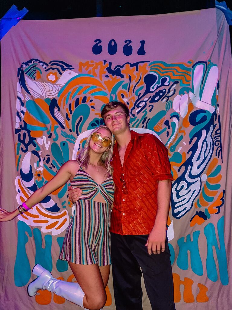 Matt's fraternity date party "Funkytown" during their senior year of college!