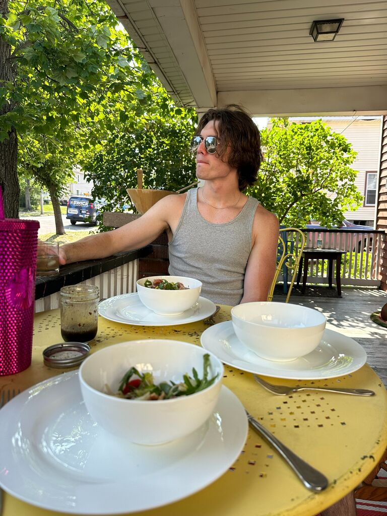 Jack and Megan got a summertime roommate - Megan's brother John! 