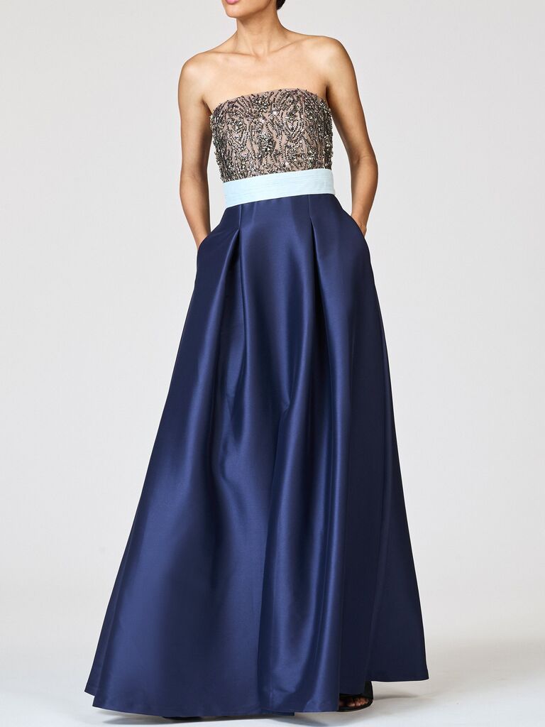 Mac Duggal chiffon mother-of-the-bride gown 