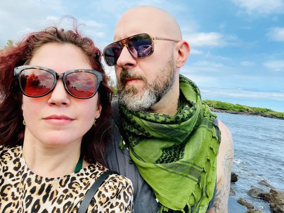 We love to travel, but Covid made us leery of spending our airline miles on an international trip, so it was Spring Break in Hawaii for us! Tony's first tropical vacation! We ate amazing food and saw amazing scenery, including lava floes and active volcanos. 