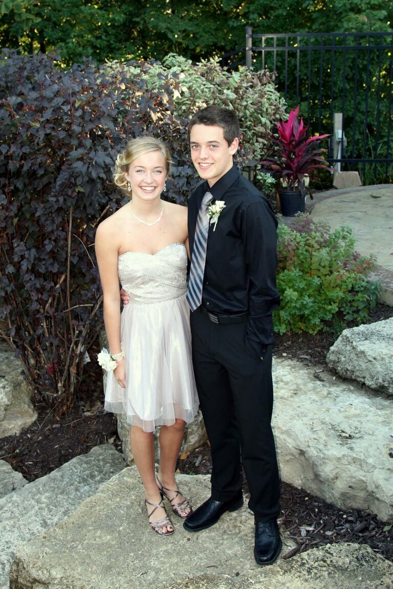 We went to sophomore year homecoming together.