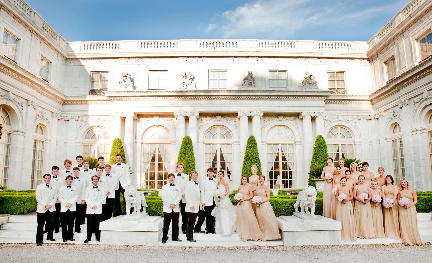 rosecliff mansion wedding the knot