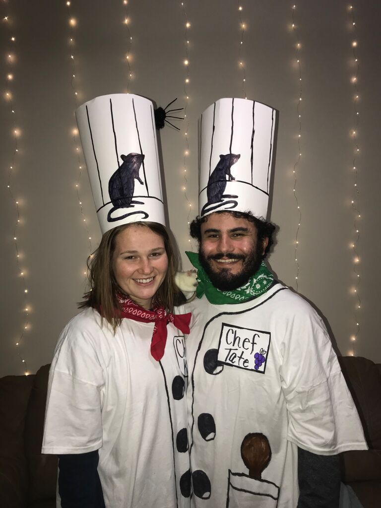 3rd Halloween together dressed as Ratatouille ft. Phoebe.