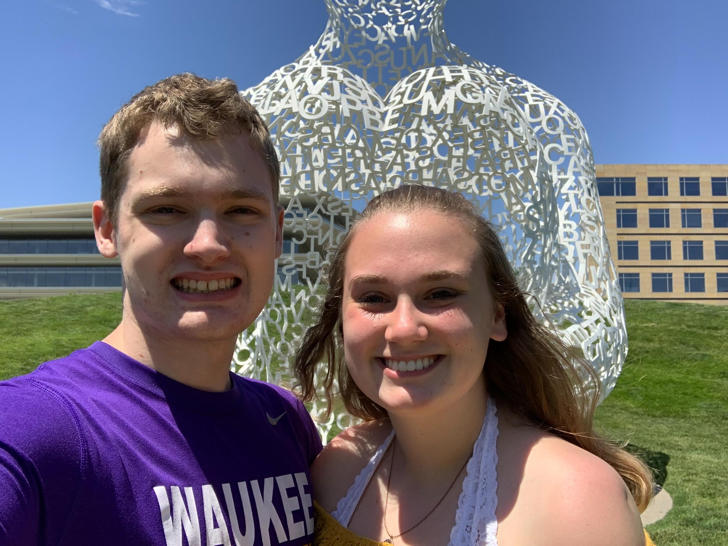 First time in Waukee meeting Spencer's family!