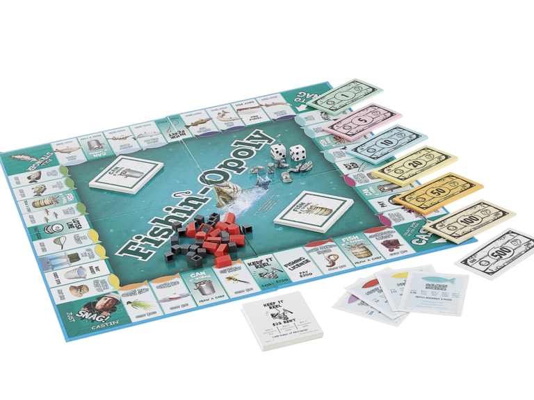 Fishin-Opoly bachelor party board game