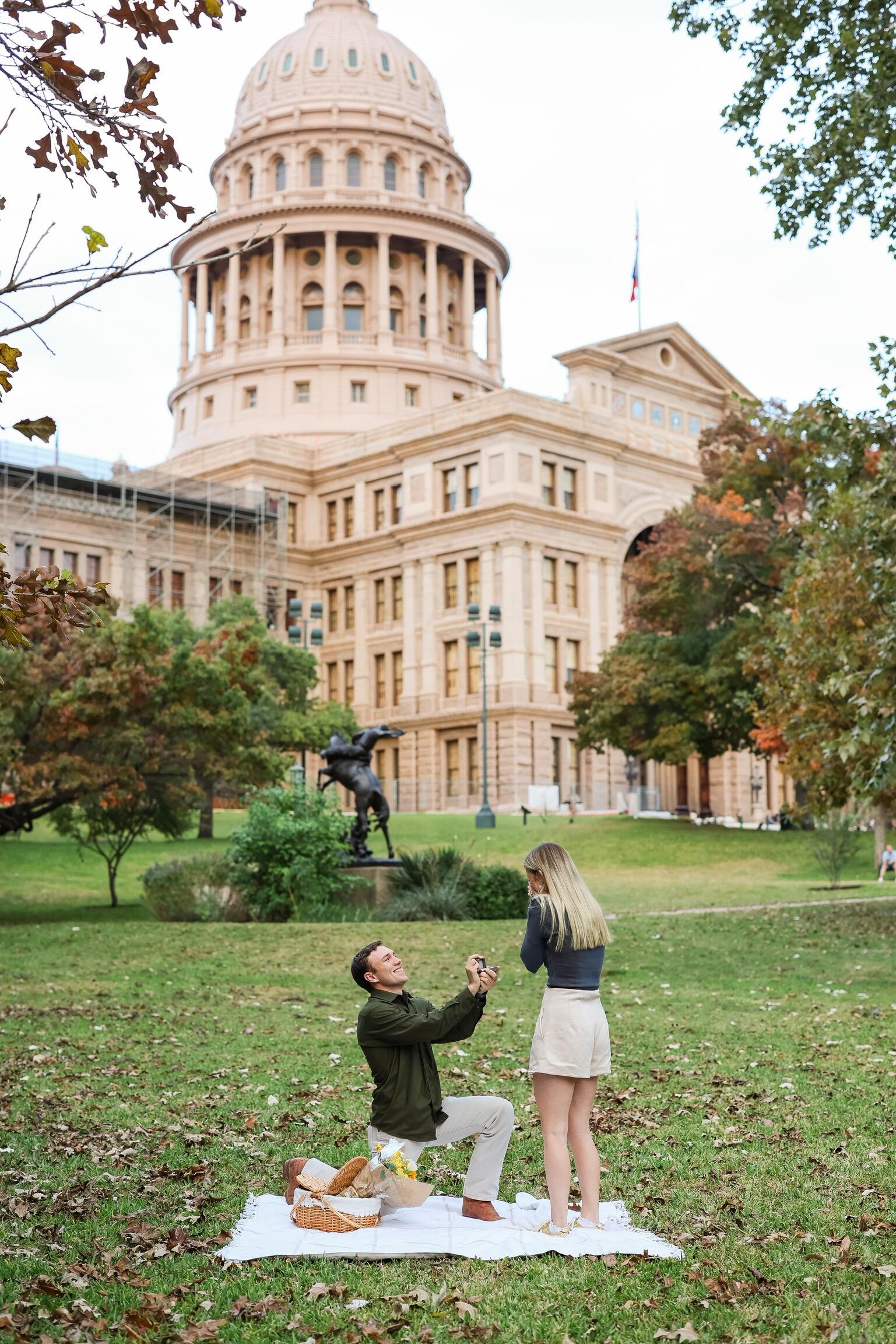 We did it! I asked her the most important question of my life and she said yes. How 'bout that!!!