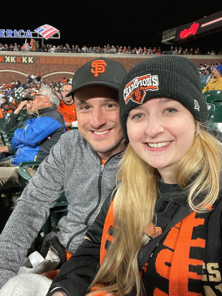 First Giants Game together! ⚾️