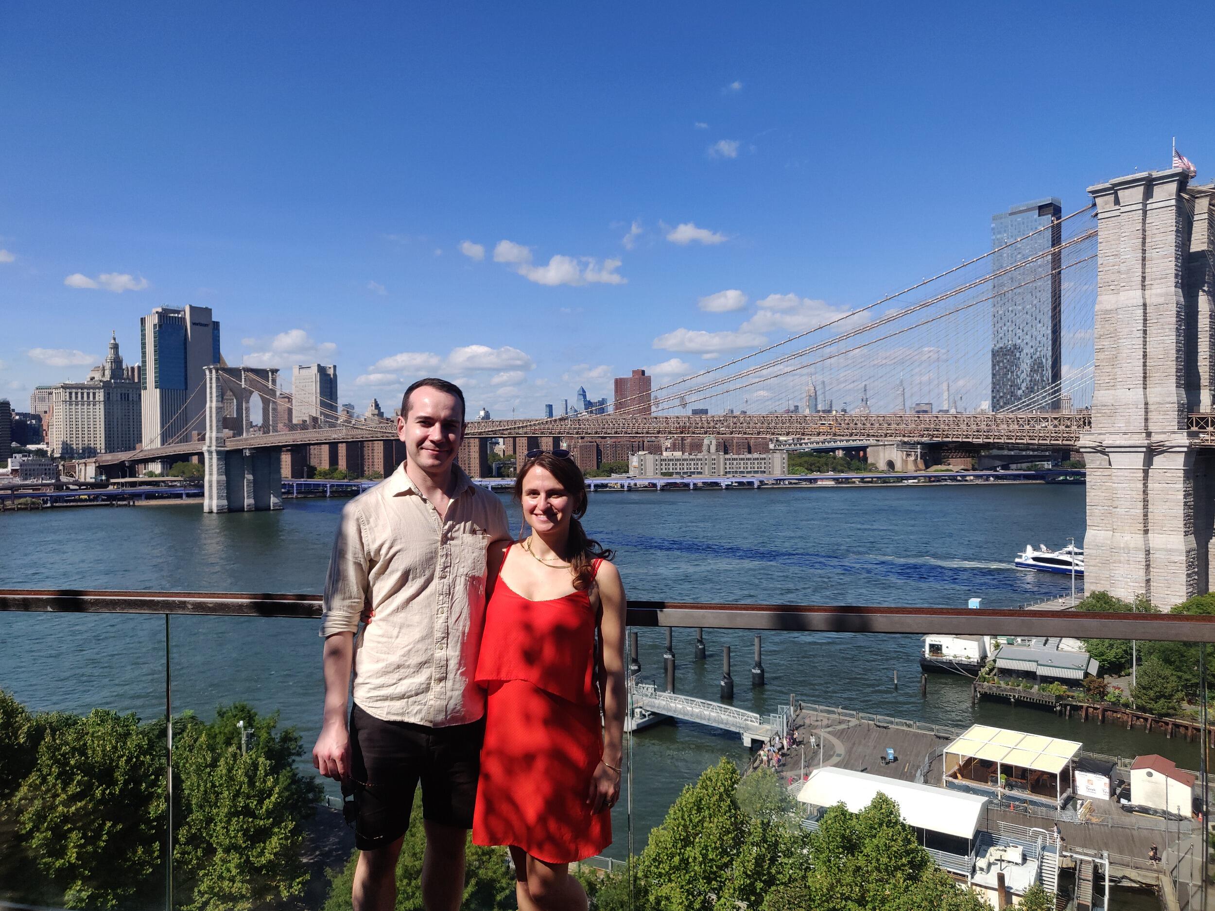 Liam's Brooklyn Bridge birthday.
