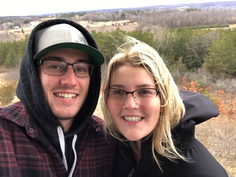 While we were both in college, we spent weekends together whenever we could.